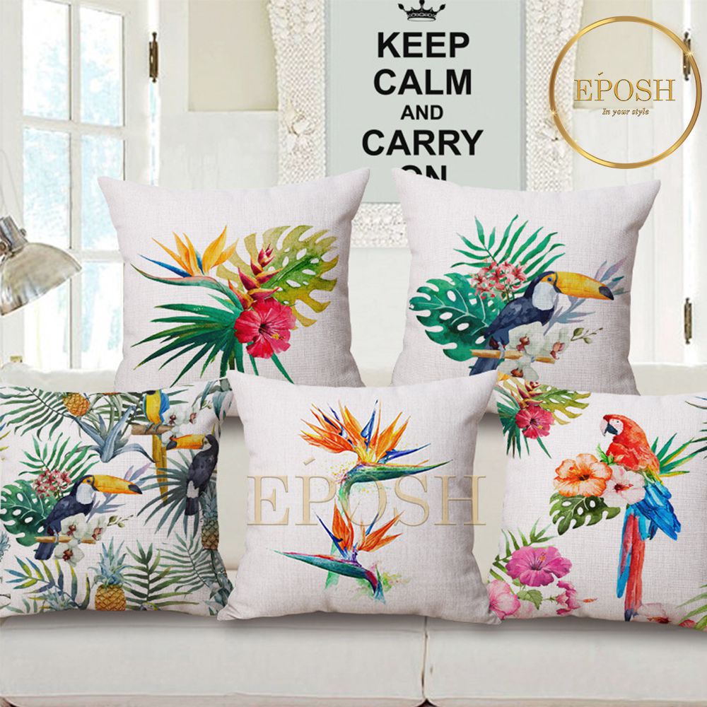 Pack of 5 Printed Cushion Covers-00021