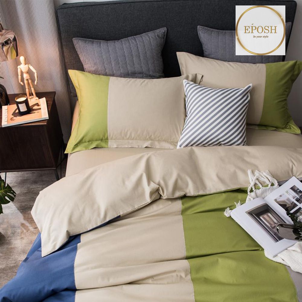 Rainbow Strip Duvet Set-EP-11
