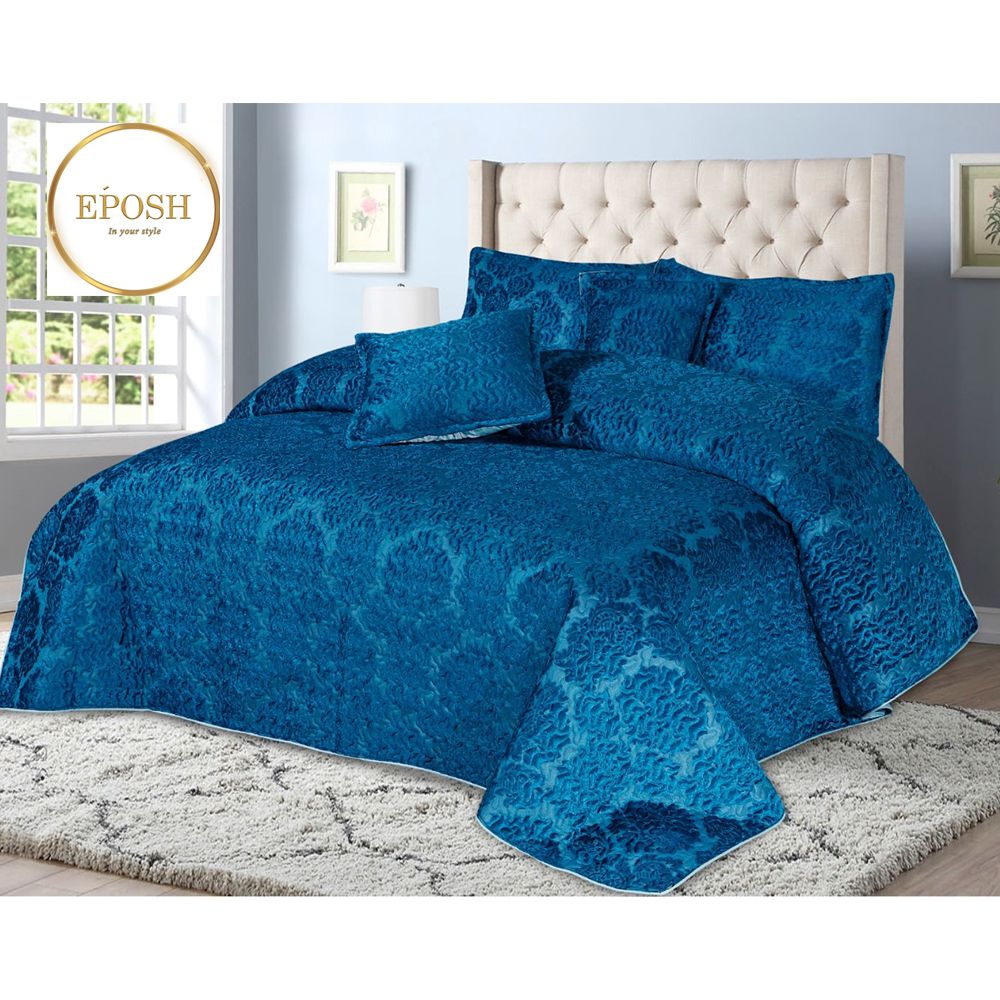 Fancy Quilted bridal Palachi Bed Spread Set 5 Pcs - EP117