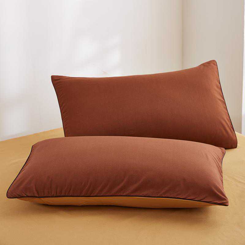 Luxury Reversible Brown And Golden Duvet Set