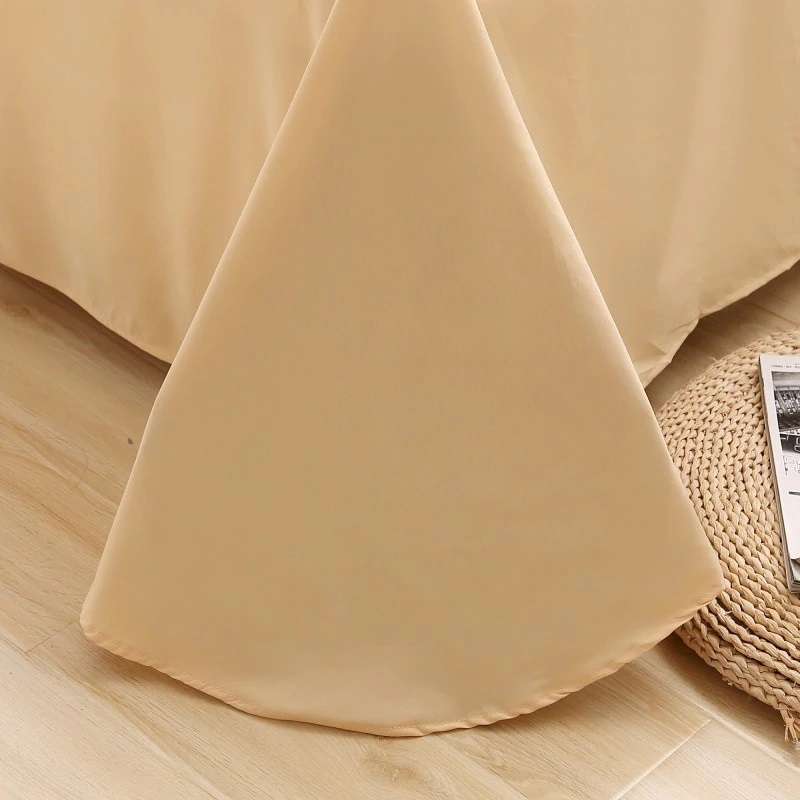 Exotic Embellish Cross Pleated Duvet Set - Mustard Yellow