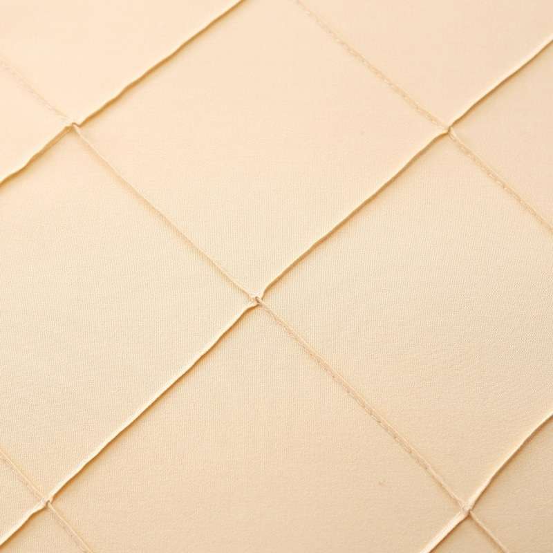 Exotic Embellish Cross Pleated Duvet Set - Mustard Yellow