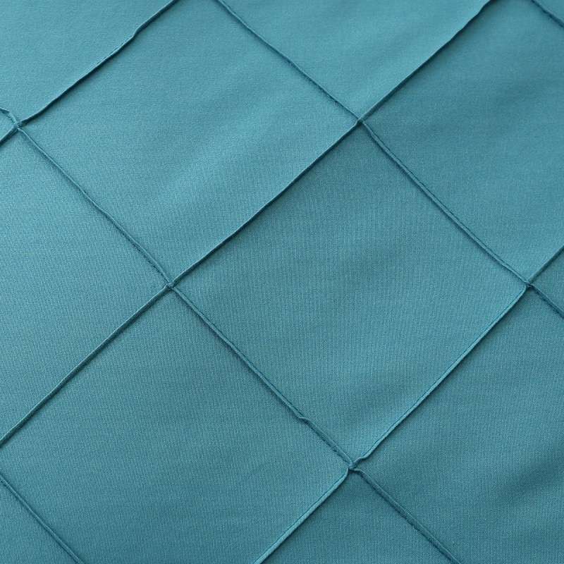 Exotic Embellish Cross Pleated Duvet Set - Ocean Green