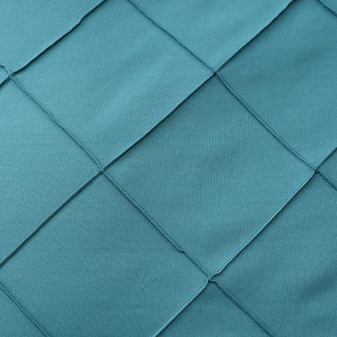 Exotic Embellish Cross Pleated Duvet Set - Ocean Green