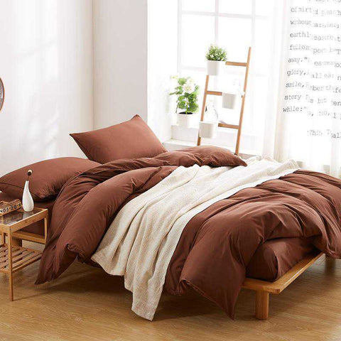Luxury Brown Duvet Set