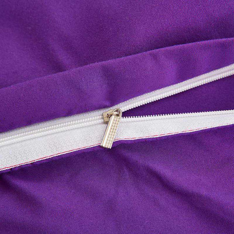 Luxury Deep Purple Duvet Set
