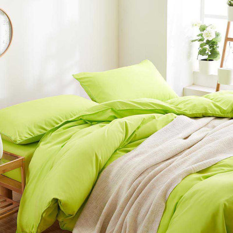 Luxury Lime Green Duvet Set
