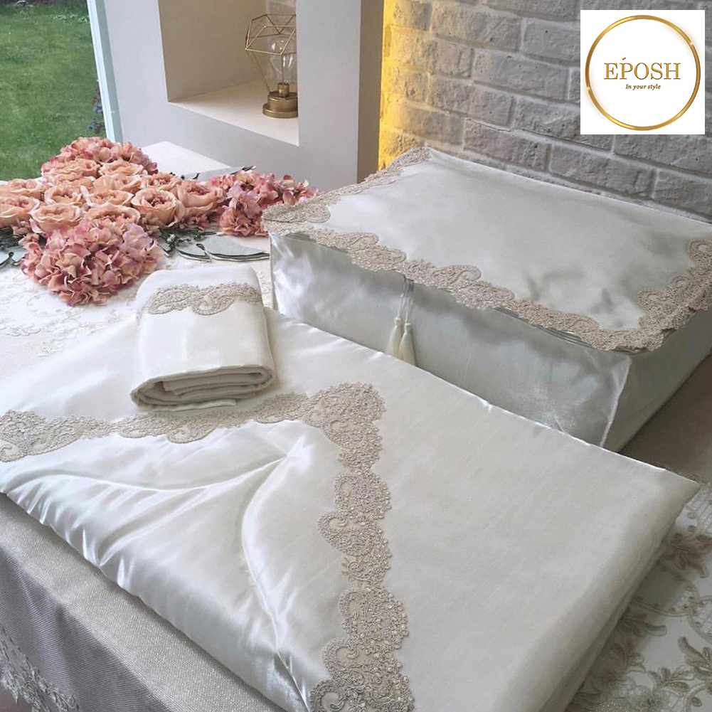 Islamic Prayer Mat set - Light Grey