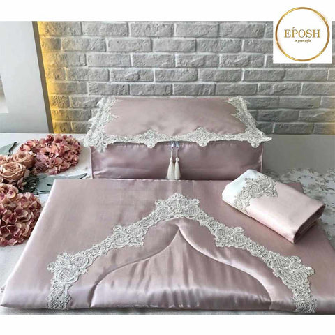 Islamic Prayer Mat set - Tea Pink