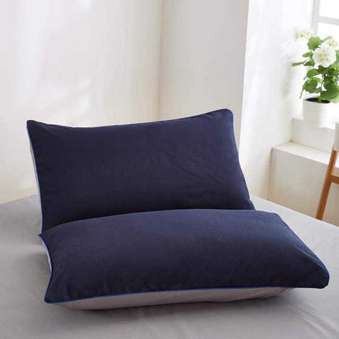 Luxury Reversible Blue And Grey Duvet Set