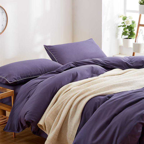 Luxury Purple Duvet Set