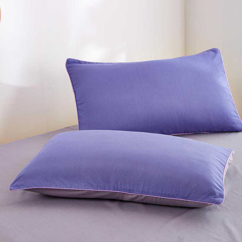 Luxury Reversible Purple And Grey Duvet Set