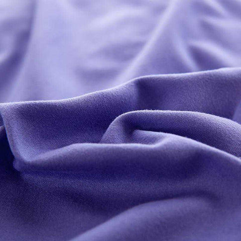 Luxury Reversible Purple And Grey Duvet Set