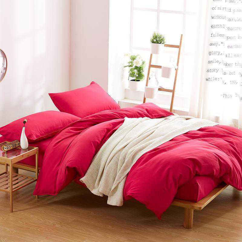 Luxury Rose Red Duvet Set
