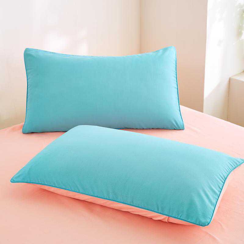 Luxury Reversible Sea Green And Pink Duvet Set