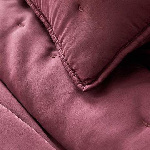 Velvet Bedspread Maroon