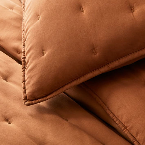 Velvet Bedspread Coral