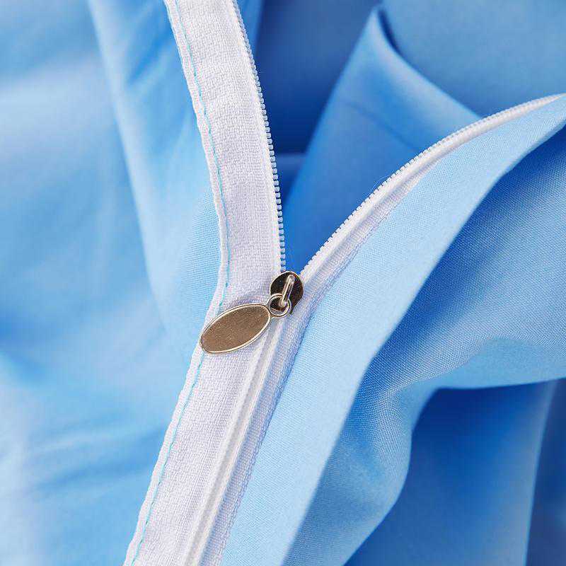 Luxury Sky Blue Duvet Set
