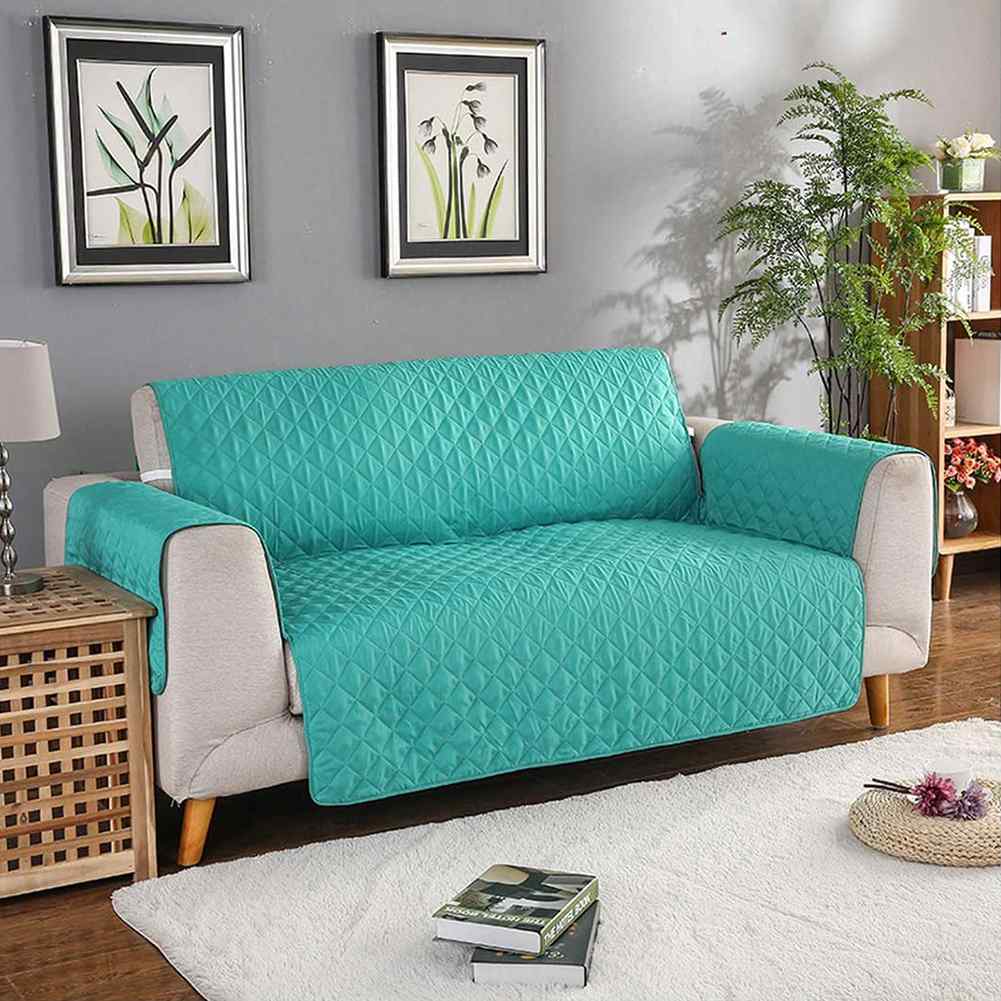 Quilted Sofa covers Non-slip - Teal