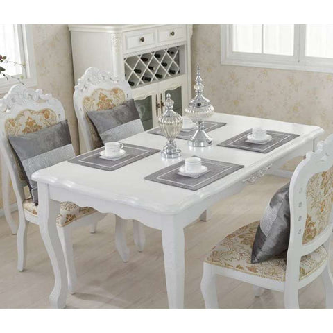 Silk Table Runner Silver