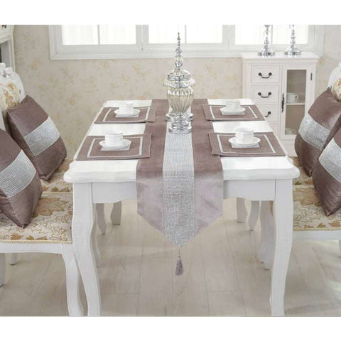 Silk Table Runner Pink