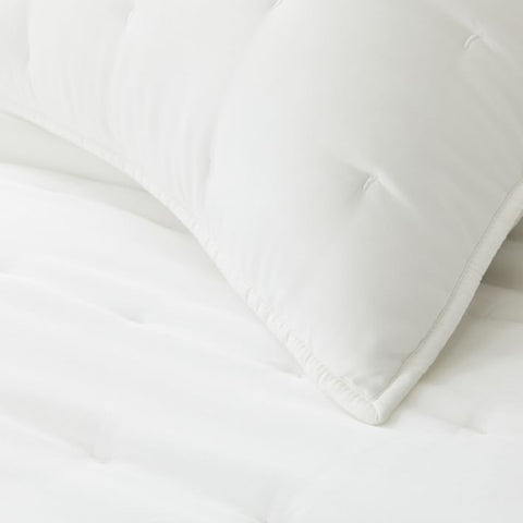 Velvet Bedspread White