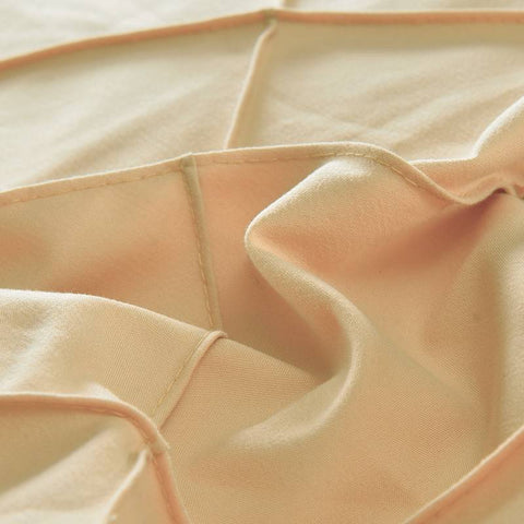 Exotic Embellish Cross Pleated Duvet Set - Daisy Yellow